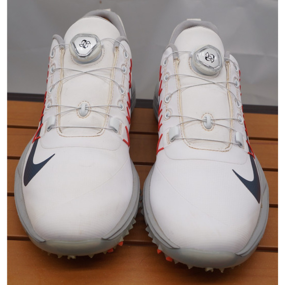Nike Lunar Command 2 BOA White Navy Golf Shoes 888552-101 Size 10 main image 10